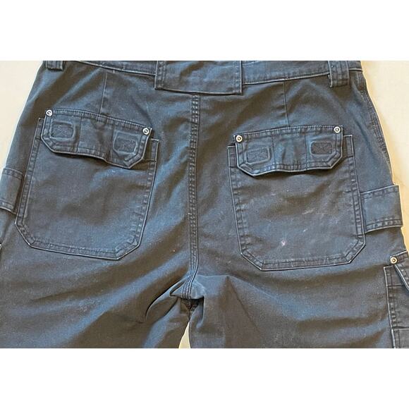 Duluth Trading Co. Flex Fire Hose Cargo Work Pants Black 34x34 Utility Gorpcore - Picture 11 of 14